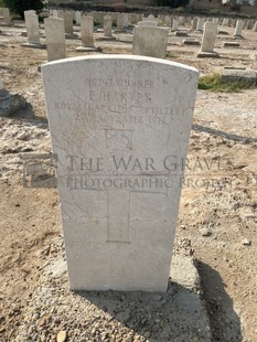 BAGHDAD (NORTH GATE) WAR CEMETERY - HARVEY, F
